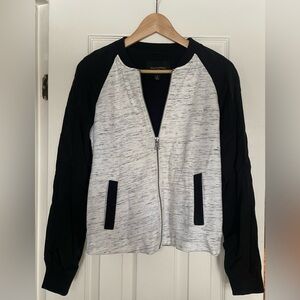 Banana Republic Monochrome Bomber Jacket